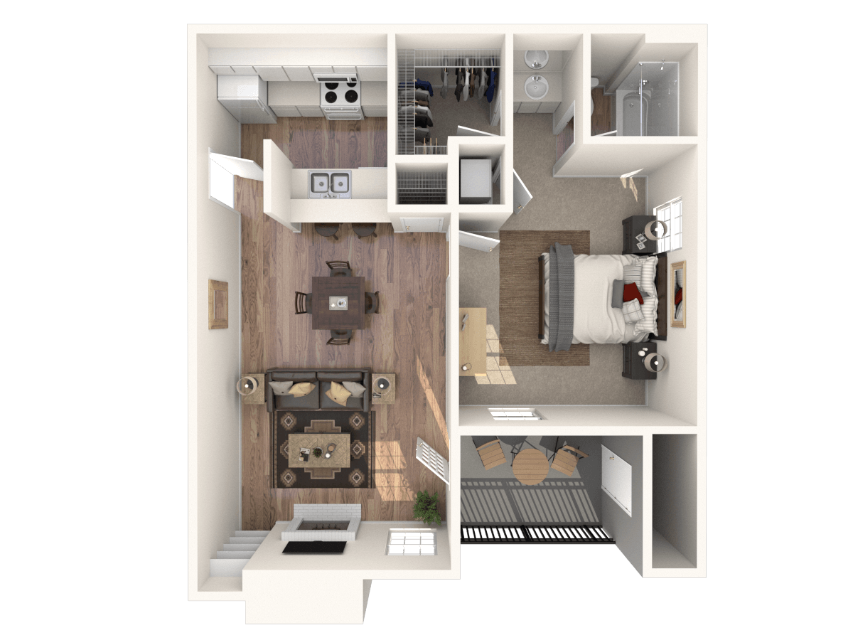 Floor plan layout diagram for Channings Mark - A1